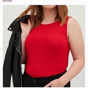 Torrid Red Super Soft Tank Top NWT SIZE 0